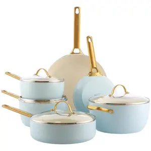 GreenPan CC008485-001, ensemble mixte, bleu, doré, 6 pièces