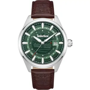 Timberland Montre dateur Small Northbridge Brown Silver pas cher