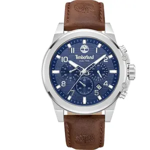 Timberland Montre Duo-time Fast Strike Brown Silver pas cher