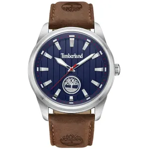 Montre Homme TIMBERLAND en Cuir Marron Etanche - 244507 pas cher