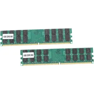 SODIAL 8G (2 x 4 G) Memoire RAM DDR2 PC2-6400 800MHz bureau non-ECC DI... pas cher