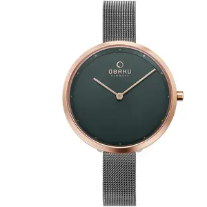 Montre Femme OBAKU en Acier Gris pas cher