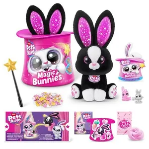 Comparateur de prix : Peluche interactive Zuru France Pets Alive Magic Bunnies Modèle aléatoire