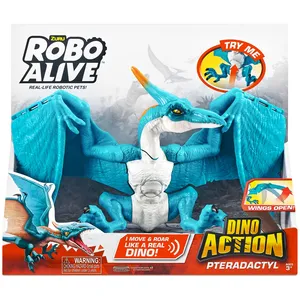 Comparateur de prix : Dinosaure Zuru Robo Alive: Dino Action Pterodactyl Celeste Personnage Articulé