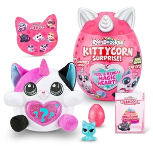 ZURU - RAINBOCORNS - KITTYCORN SURPRISE - ¼UF SURPRISE PELUCHE CHATON pas cher