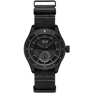 Montre Homme AVI-8 Flyboy Airmaster Secor Meca-Quartz  - AV-4112-05 Bracelet Nylon Noir