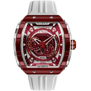 Comparateur de prix : Nubeo NB-6087-02 Montre Homme Magellan 24h Automatique 49mm 5ATM