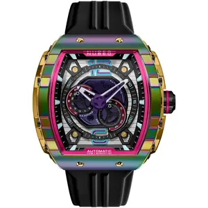 Comparateur de prix : Montre Homme Nubeo NB608703 Bracelet s Automatique Magellan 24h