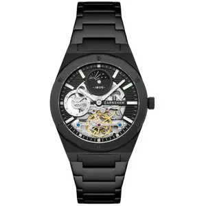 Montre Homme EARNSHAW Drake Dual Time Automatic - ES-8291-55 Bracelet ... pas cher