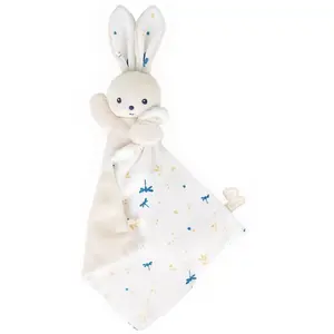 Comparateur de prix : Kaloo Carre douceur doudou lapin blanc delicat