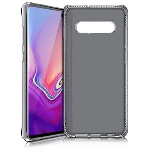 Comparateur de prix : ITSKINS Coque pour Samsung Galaxy S10 Plus Renforcée Spectrum Clear Noir transparent
