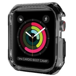 ITSKINS Bigben Coq Spectrum Apple Watch Serie 4 44mm Noir Transp pas cher