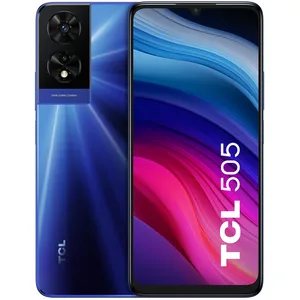TCL 505 17,1 cm (6.75") Double SIM Android 14 4G USB Type-C 4 Go 128 Go 5010 mAh Bleu pas cher