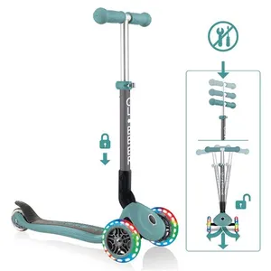Trottinette Primo - 120/80 mm, ABEC 5, 3 roues, réglable, roues LED pas cher