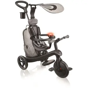 Comparateur de prix : Globber Tricycle trike explorer 4 en 1 deluxe play gris noir VEGB0000633-120