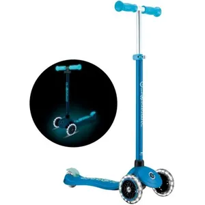 Comparateur de prix : Globber - Trottinette 3 roues PRIMO PLUS GLOW LIGHTS - Bleu Pétrole