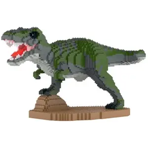 JEKCA Jecka Blocs De Construction - T-rex Furieux Vert pas cher
