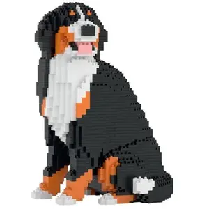 Jekca Jecka Blocs De Construction - Chien Bouvier Bernois Assis Qui Tourne La Tête Standard