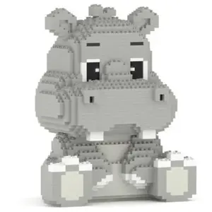 JEKCA Bricks Hippo carré 01 ST19QML03 pas cher