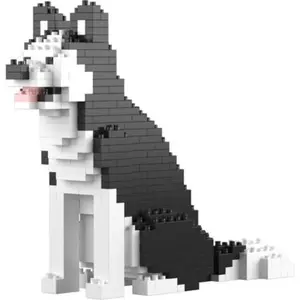 Jekca Blocs De Construction - Mini Husky Noir pas cher