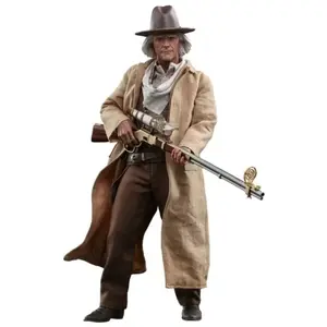 Comparateur de prix : Hot Toys Figurine Movie Masterpiece - Retour Vers Le Futur III - Doc Brown 32 Cm