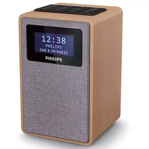 Philips TAR5005/10 Radio portable Horloge Numérique Gris, BoisVendu parkaufland