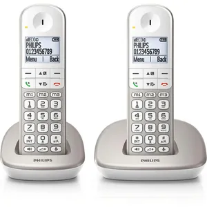 Téléphone Sans Fil Philips XL4902S-22 1,9" 550 mAh GAP (2 pcs) Blanc pas cher
