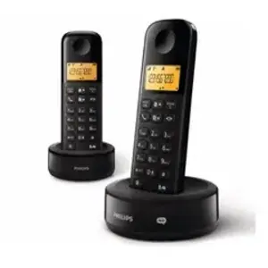 Comparateur de prix : Philips Téléphone duo avec répondeur PHILIPS D1652B NOIR