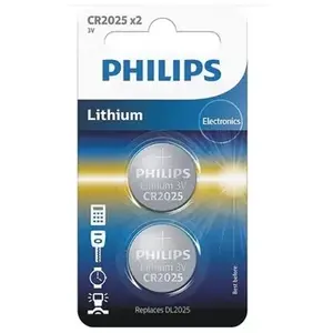 Comparateur de prix : Philips Minicells CR2025P2 - batterie - CR2025 - Li x 2