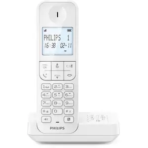 Téléphone fixe avec répondeur PHILIPS D2751W MONO pas cher