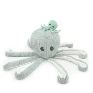 Comparateur de prix : Les Déglingos Peluche géante Filou la pieuvre et son bébé menthe (45 cm)