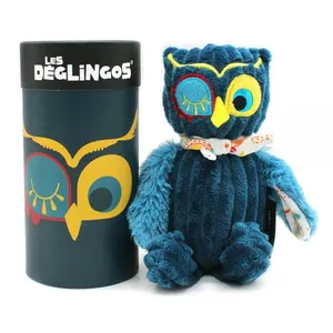 Peluche petit simply Astros le hibou Les Déglingos pas cher