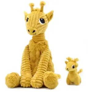Peluche girafe maman et son bébé