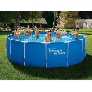 Comparateur de prix : Piscine tubulaire Active Frame Pool ronde 4,57 x 1,22 m - Summer Waves
