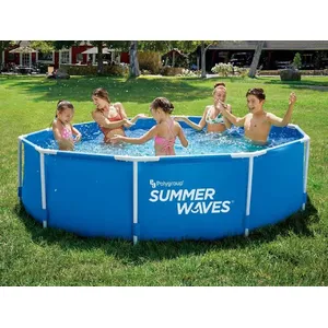 Comparateur de prix : Piscine tubulaire Active Frame Pool ronde 4,57 x 0,84 m - Summer Waves