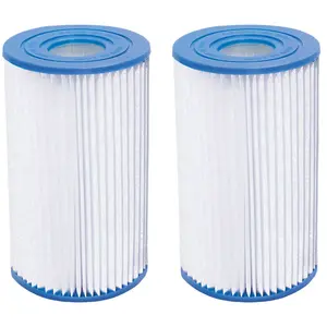 Comparateur de prix : Cartouches filtres - Summer Waves - Type A/C - Lot de 2 - Cylindrique - Chlorinateur