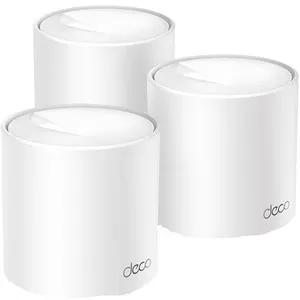 Comparateur de prix : Pack de 3 Répéteurs sans fil Wi-Fi 6 Bi-bande TP-LINK Deco X10 Blanc