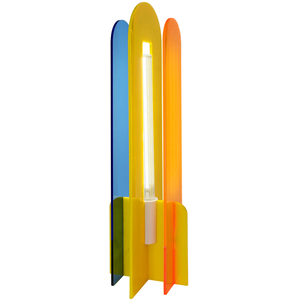 ELEMENTS LIGHTING - Lampe de table Andy - Multicolore - Acrylique pas cher