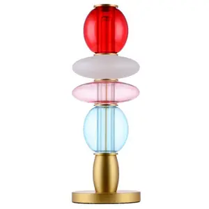 ELEMENTS LIGHTING - Lampe de table Léonor - Multicolore - Aluminium pas cher