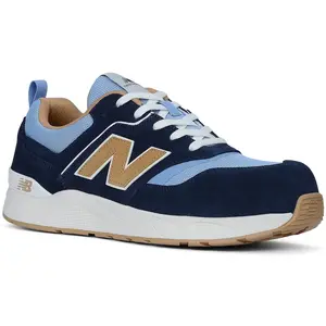 Carhartt Chaussure de sécurité New Balance Elite Lite Meelcap S1 PL - Bleu/Café - T.45 - - S4MEELCAPBCD11 pas cher