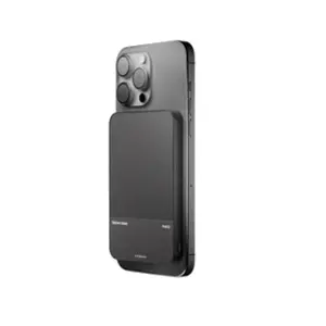 Native Union Batterie Externe 5000mAh Magnétique MagSafe & Qi2 Noir pas cher