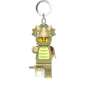 Comparateur de prix : LEGO Autre Porte-clés lumineux Le fan en costume de tricératops 500948...