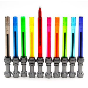 LEGO Star Wars Stylos à encre gel Sabres laser - Lot de 10 5008815 pas cher