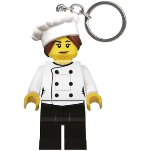 Euromic LEGO - Porte-clés lumineux mini figurine LEGO Gourmet Chef 8 cm pas cher