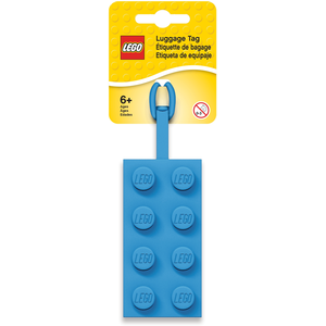 LEGO Autre Étiquette de bagage bleue 2x4 5005543 pas cher