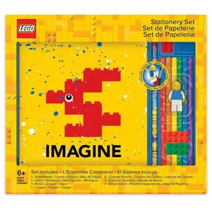 Joy Toy LEGO - Set de papeterie Imagine pas cher