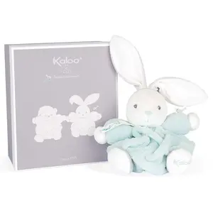 KALOO Plume - Peluche patapouf lapinou Vert d'eau - 18cmVendu parfnac