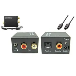 Comparateur de prix : Qumox Convertisseur Audio Numérique SPDIF vers analogique avec adaptat...