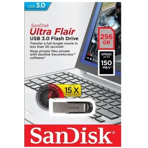Comparateur de prix : CLE USB SanDisk Ultra Flair 256 Go USB 3.0 jusqu'à 150Mb/s CUPD256-1