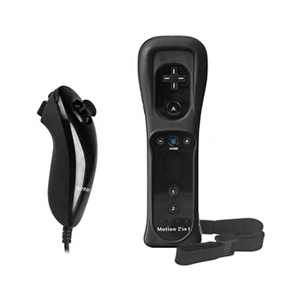 Sandisk 2 en 1 Manette Wiimote Motion Plus intégré et Nunchunk compatible pour... pas cher